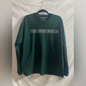 Green Long Sleeve Men's Shirt